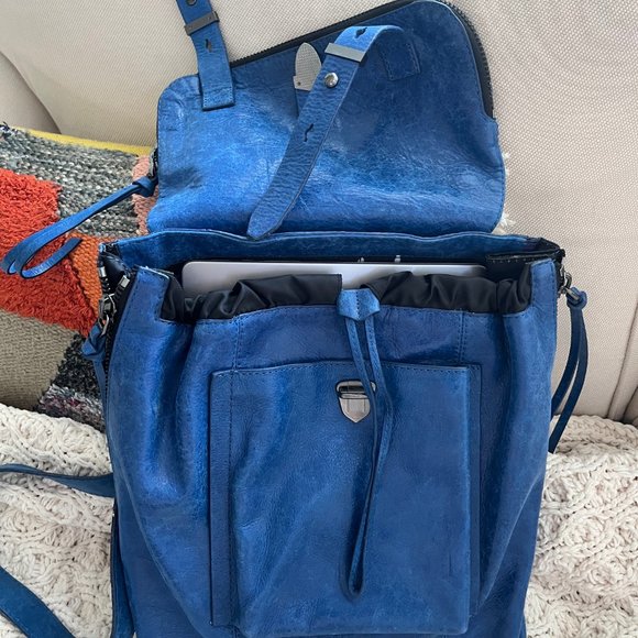 Cobalt Blue Boktier Crossbody Satchel - Picture 10 of 14